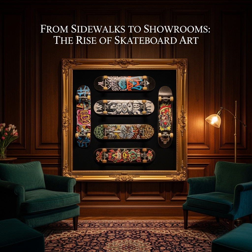 From Sidewalks to Showrooms: The Rise of Skateboard Art